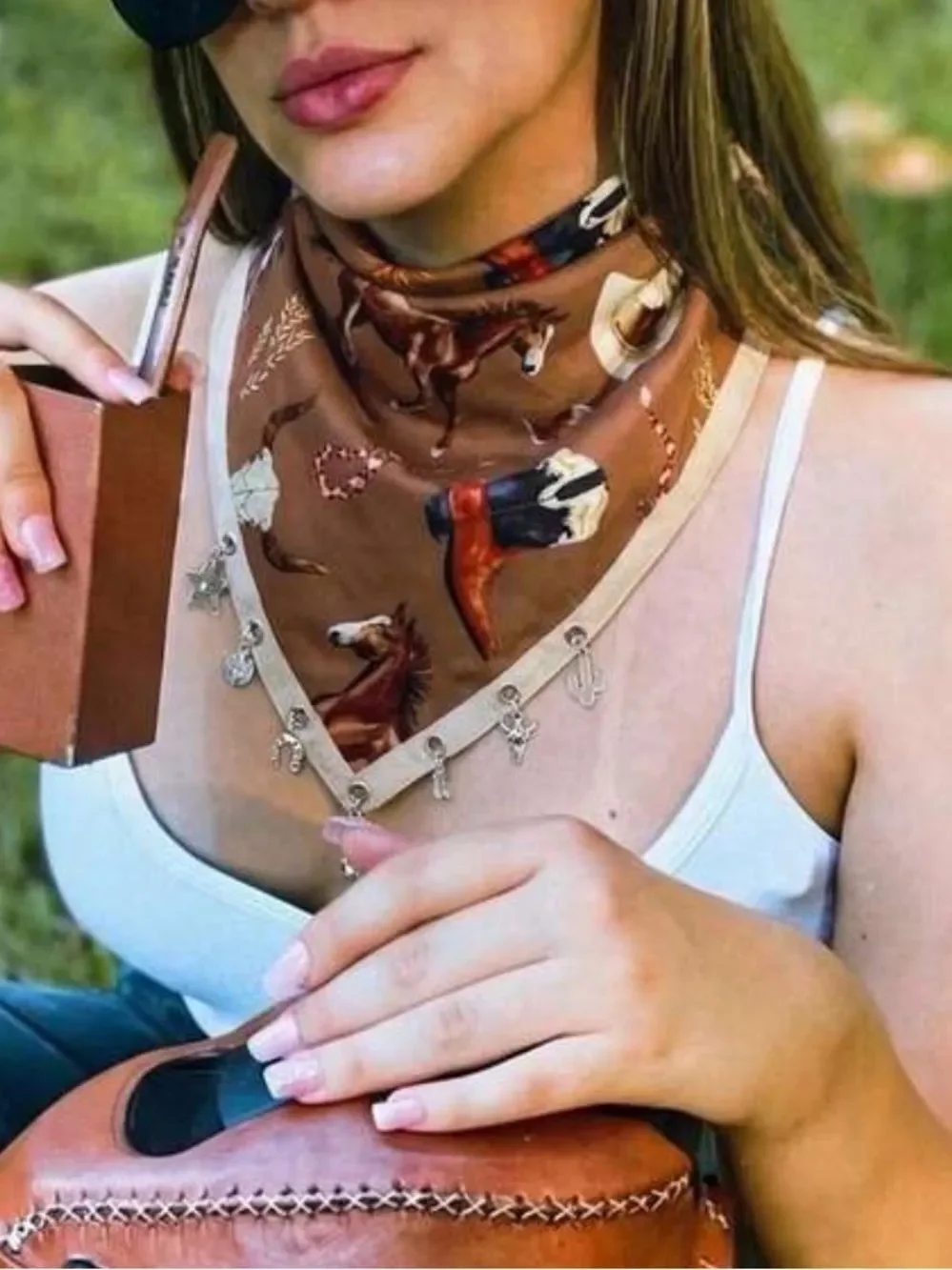 Western Horse Scarf S205
